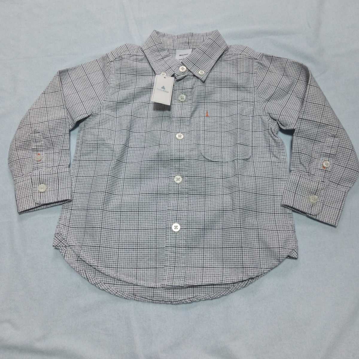 【定価5390円】新品 baby GAP チェックシャツ 95 長袖シャツ ワイシャツ ギャップ チェックシャツ_画像1