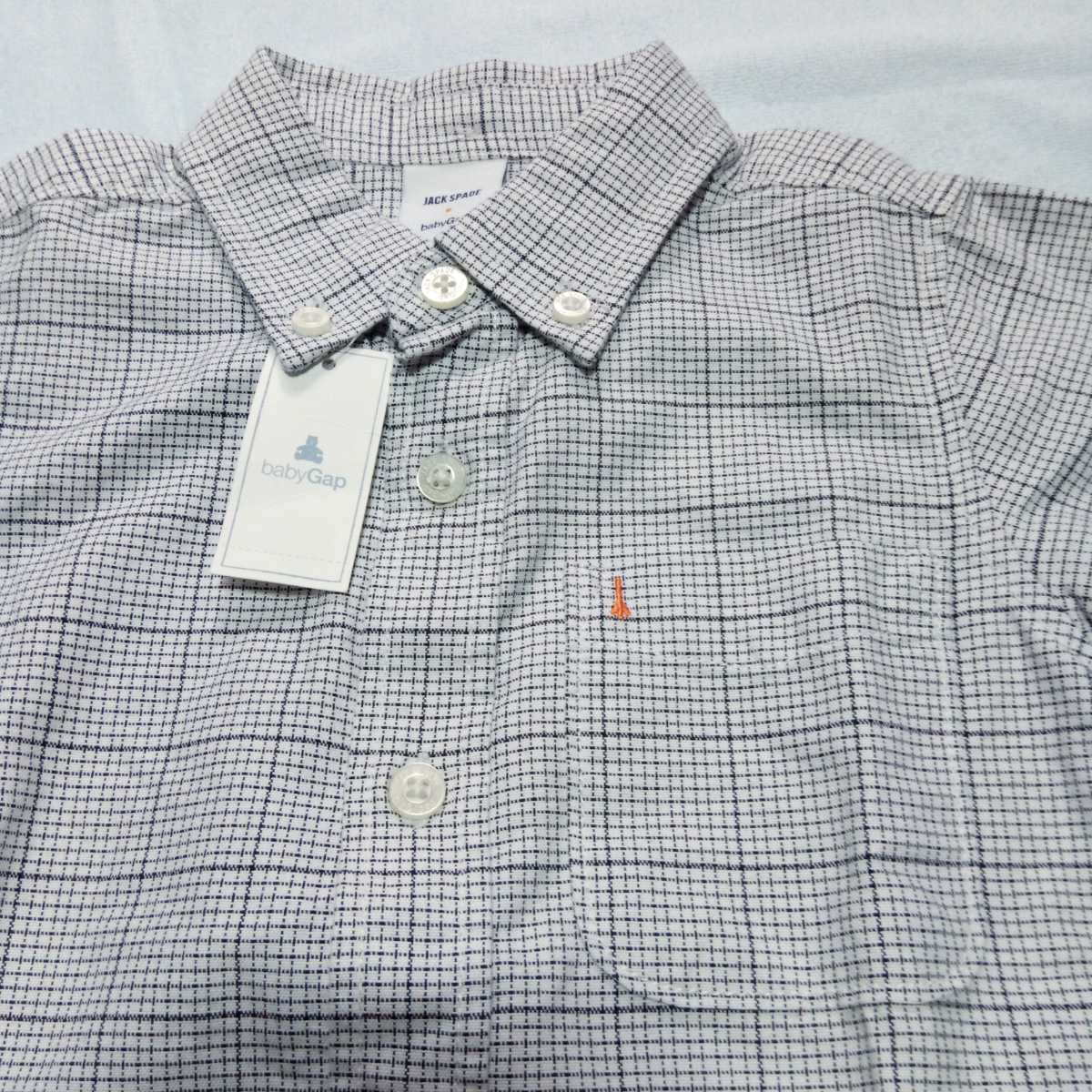 【定価5390円】新品 baby GAP チェックシャツ 95 長袖シャツ ワイシャツ ギャップ チェックシャツ_画像3