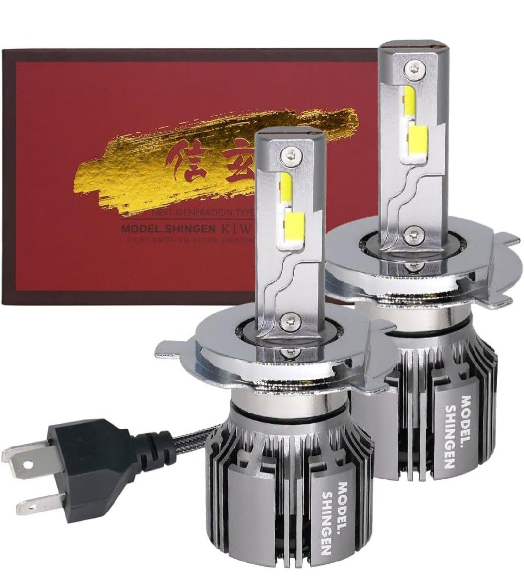 新品未使用 信玄 LED KIWAMI+ キワミプラス ヘッドライト H4 H4実測値 54000cd LKWMP-H4