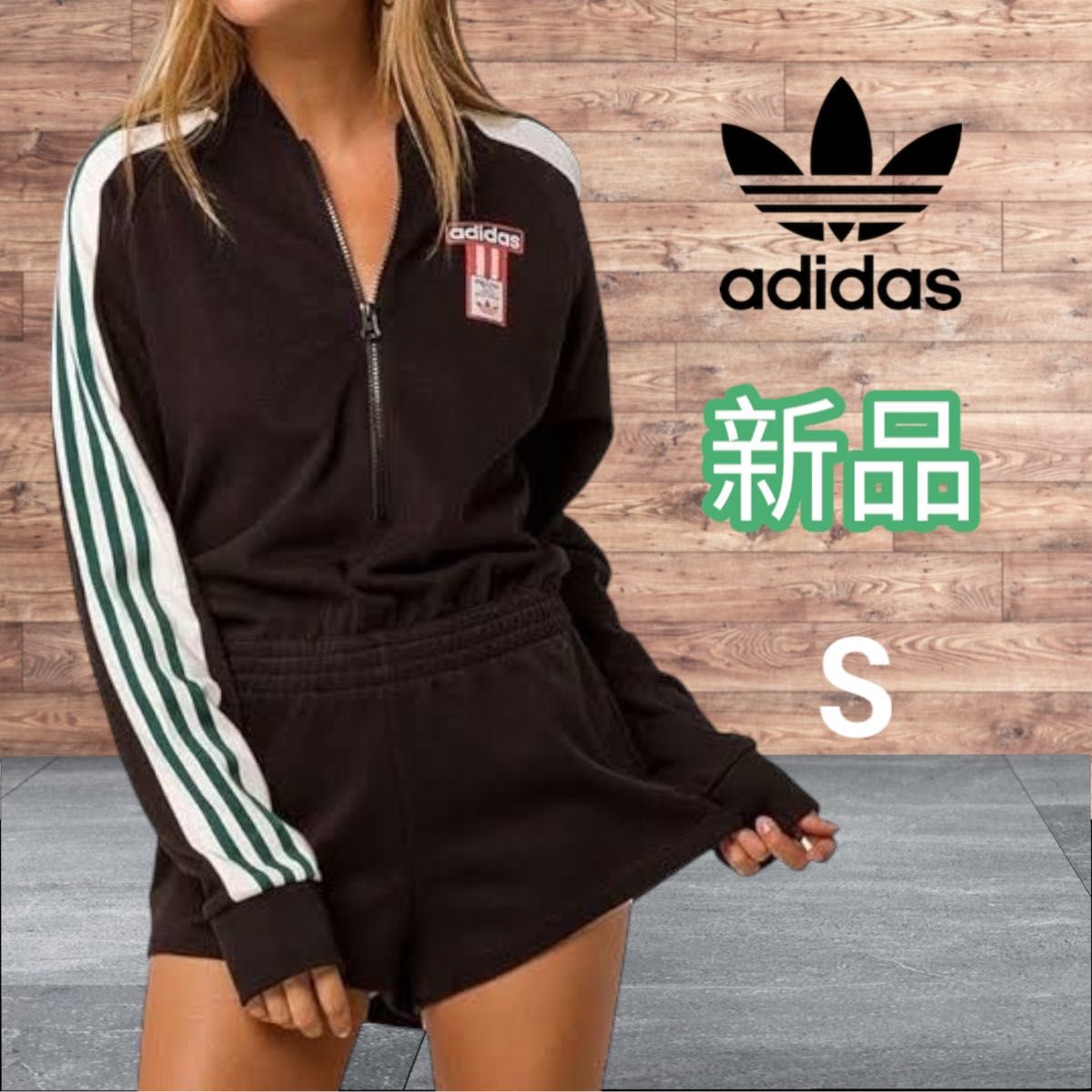 新品 adidas アディダス ジャンプスーツ オールインワンS|Yahoo 新品 adidas アディダス ジャンプスーツ オールインワンS|Yahoo