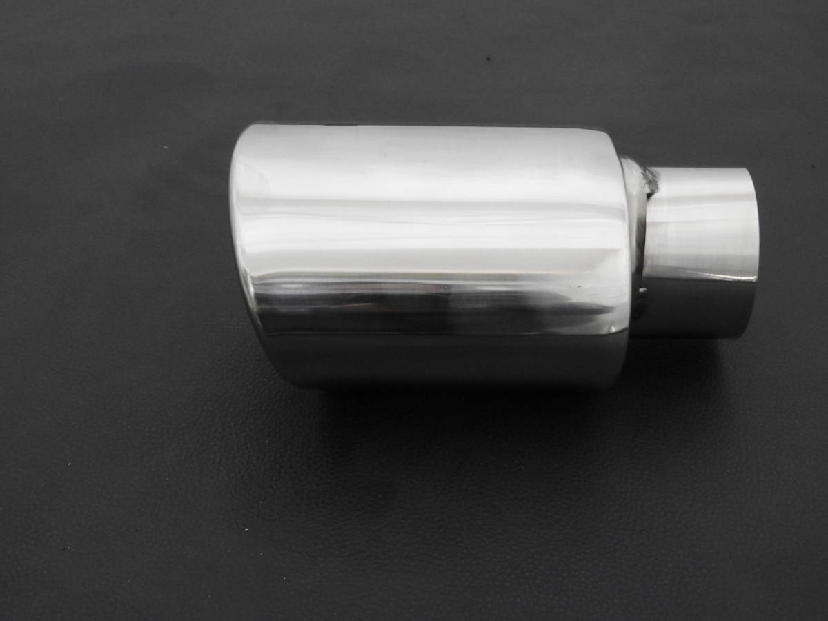 [2 piece set ] muffler cutter 120Φ oval SUS304 stainless steel one-off muffler work .