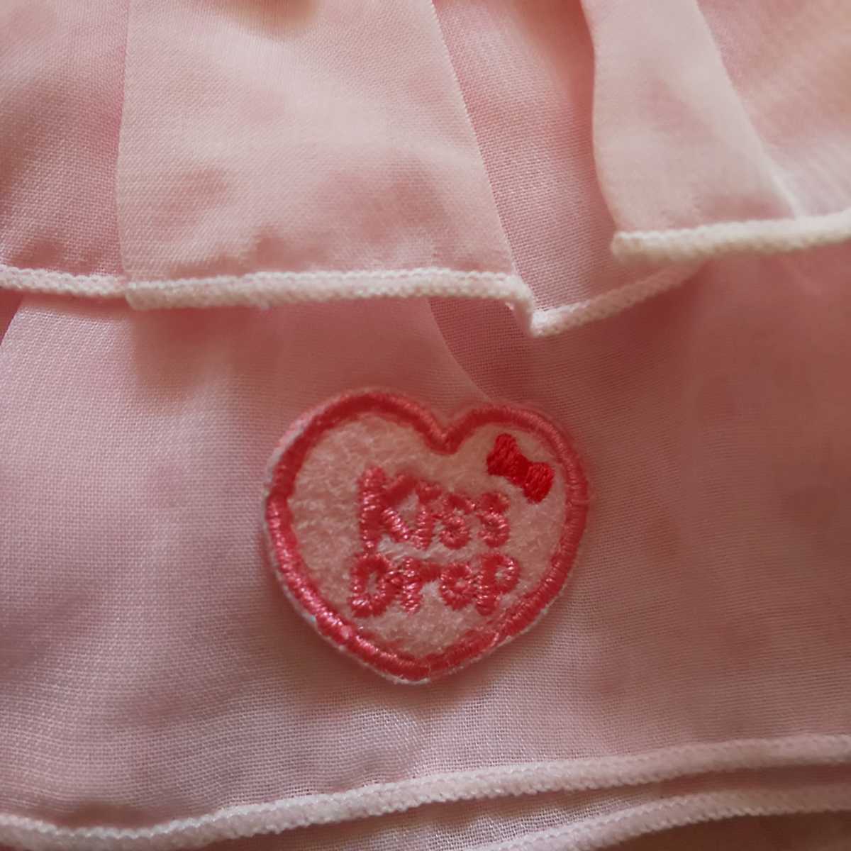 送料無料 100cm kissdrop スカート リバーシブル 販売終了 ピンク キッズ 女の子 キスドロップ ふりふり 廃盤 KISSDROP yuzu10sogo03_画像3