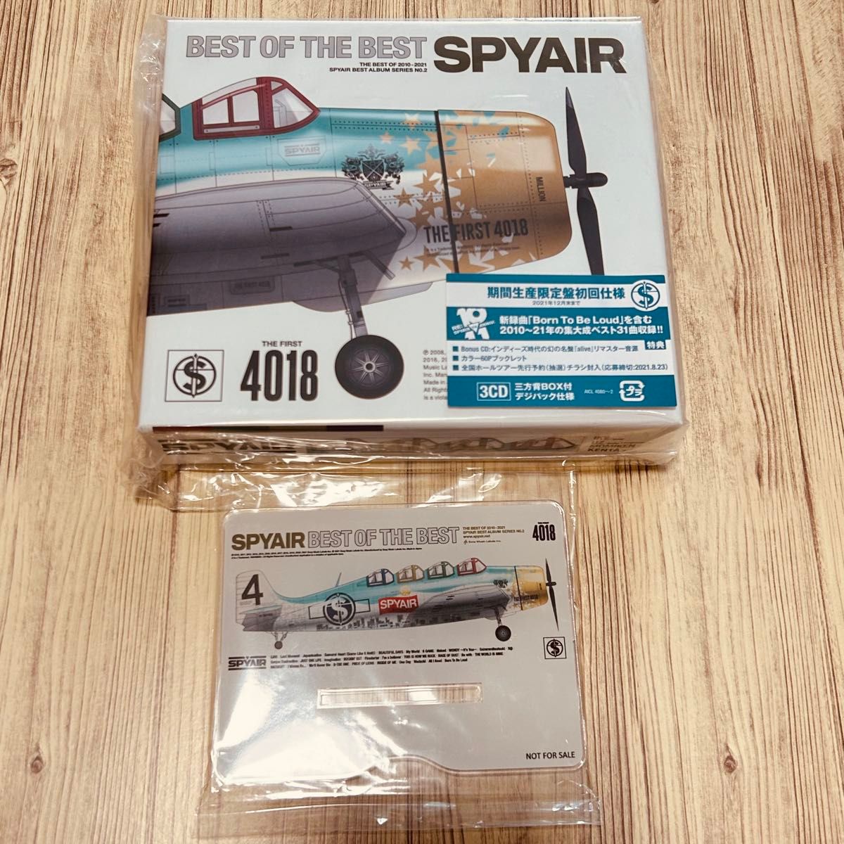 SPYAIR 【BEST OF THE BEST】期間生産限定盤初回仕様　3CD  特典スマホスタンド