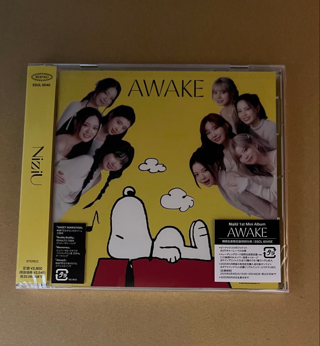 NiziU AWAKE CD 期間生産限定盤初回仕様 ミニアルバム|Yahoo NiziU AWAKE CD 期間生産限定盤初回仕様 ミニアルバム|Yahoo