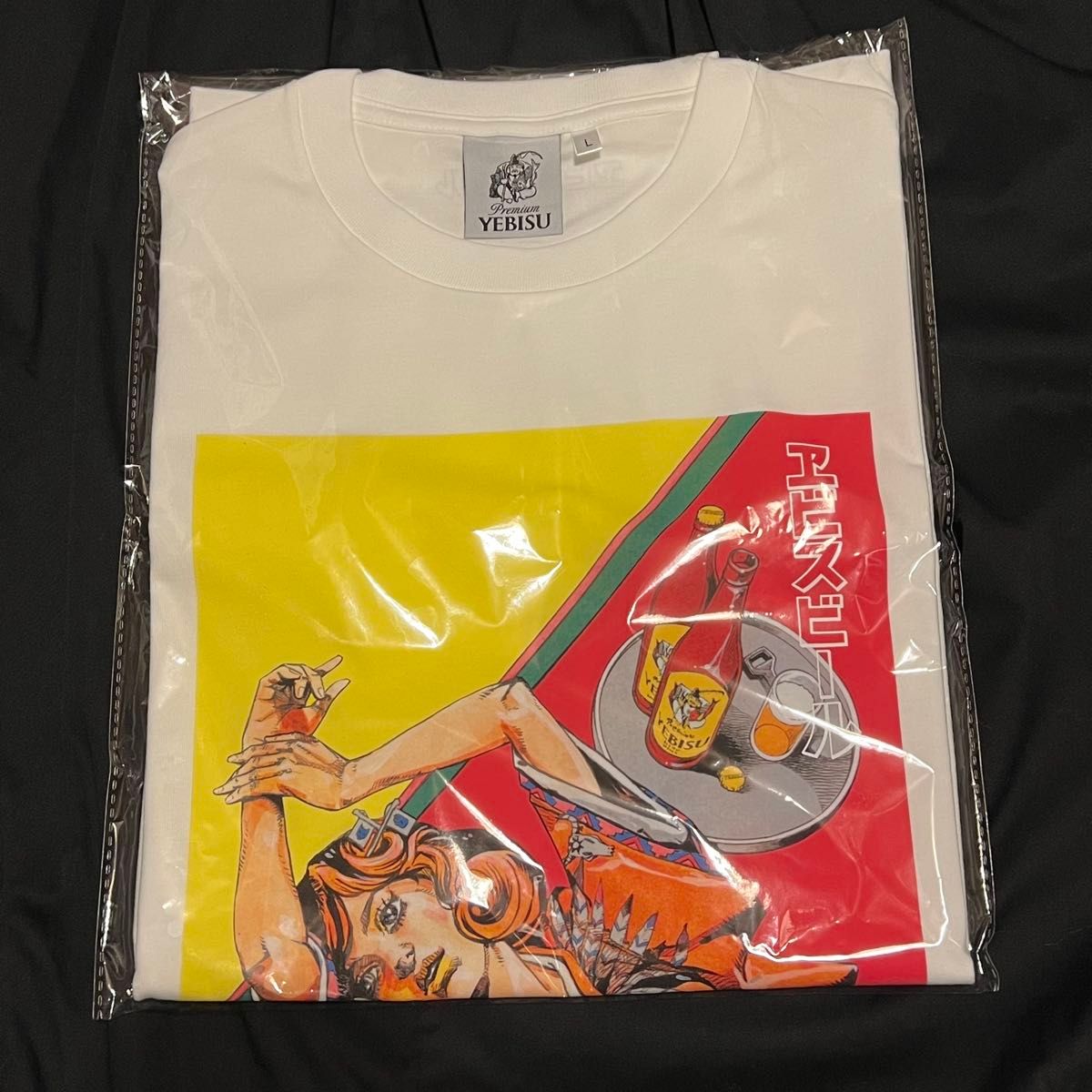 ヱビス 荒木飛呂彦描き下ろしデザイン Tシャツ ウエスタン ヱビス 荒木飛呂彦描き下ろしデザイン Tシャツ ウエスタン