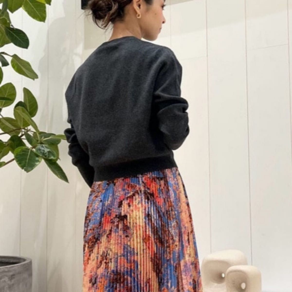新品 CABaN コットンカシミヤ クルー ネックカーディガン 新品 CABaN コットンカシミヤ クルー ネックカーディガン