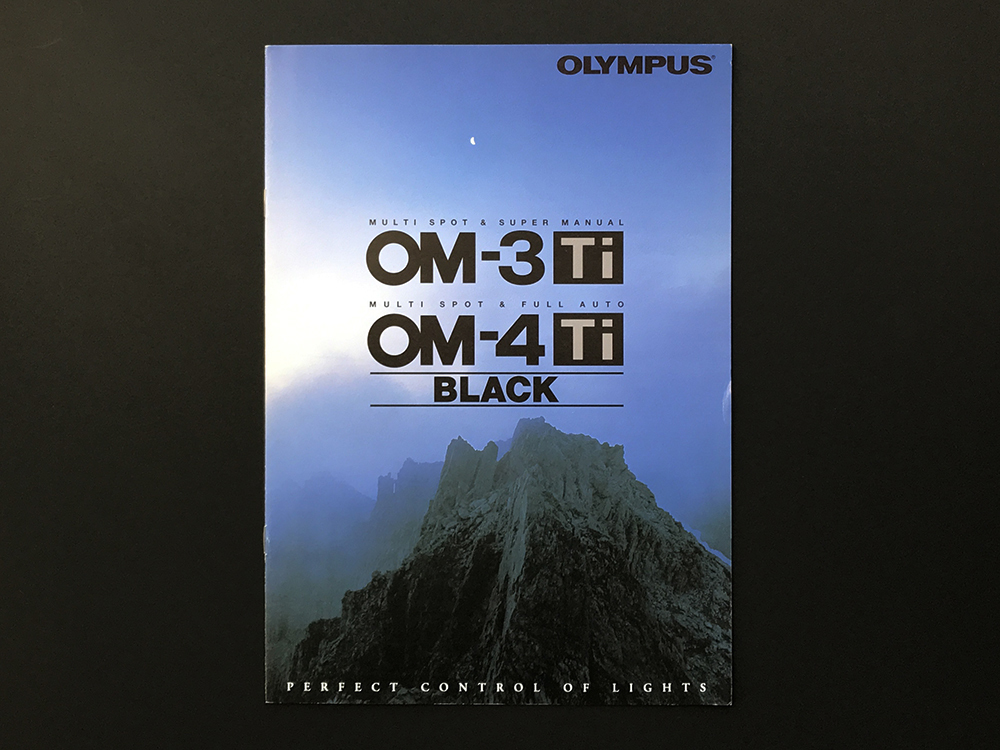 [ catalog only ]OLYMPUS 2001.10 OM-3Ti OM-4Ti BLACK inspection ZUIKOziko- accessory F280