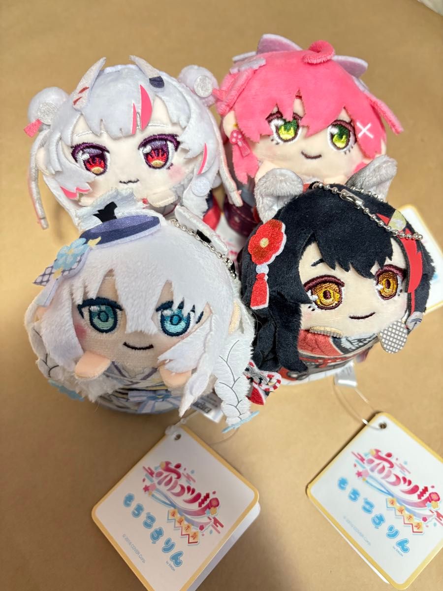 ホロツリ 春風花舞 もちころ商店街くじ もちころりん 全4種 ホロツリ 春風花舞 もちころ商店街くじ もちころりん 全4種