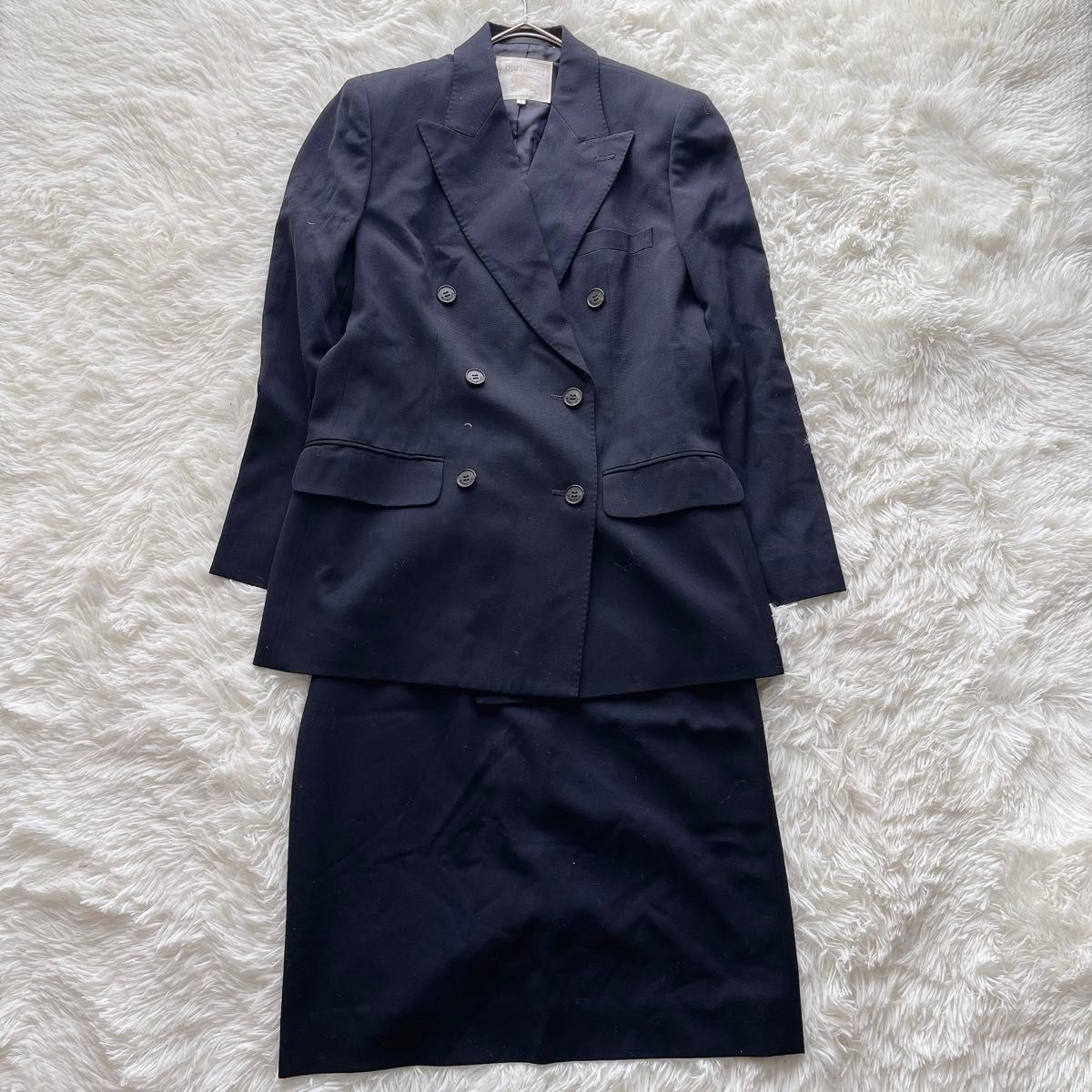 BURBERRY バーバリー スーツ セットアップ ダブル 紺ブレ BURBERRY バーバリー スーツ セットアップ ダブル 紺ブレ