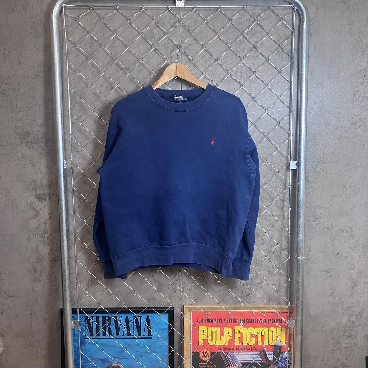 90s〜 USA製 POLO トレーナー Lサイズ ネイビー ラルフローレン 90s〜 USA製 POLO トレーナー Lサイズ ネイビー ラルフローレン