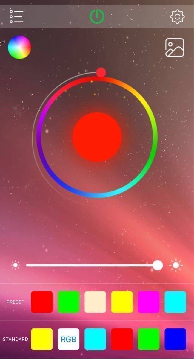 ★スマホアプリで簡単コントール！Bluetooth LED点灯パターン切り替え自由スマホアプリ付き★イカリング加工等に溶けないアルミボディ製RGB_画像3
