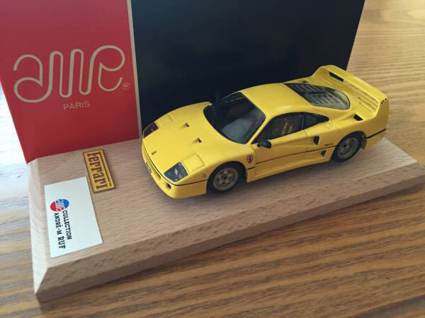 1/43 AMR RUF collection F40 yellow color 