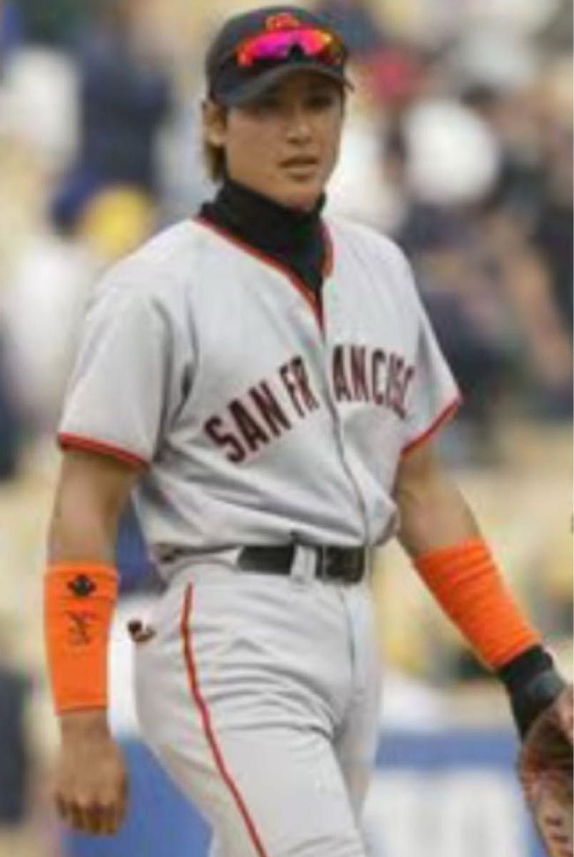 SHINJO 新庄剛志着用モデル リストバンド MLB時代 美品 デサント SHINJO 新庄剛志着用モデル リストバンド MLB時代 美品 デサント