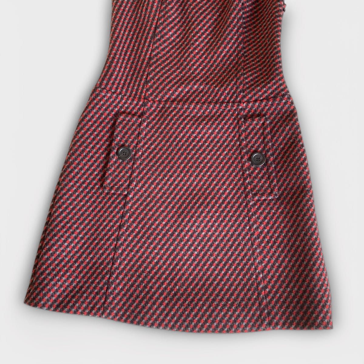 美品 PRADA プラダ ノースリーブワンピース ツイード調 総柄 38S 美品 PRADA プラダ ノースリーブワンピース ツイード調 総柄 38S
