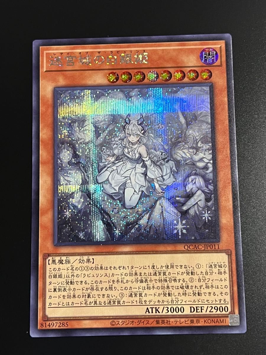 遊戯王 25th アートコレクション 絵違い 迷宮城の白銀姫 遊戯王 25th アートコレクション 絵違い 迷宮城の白銀姫