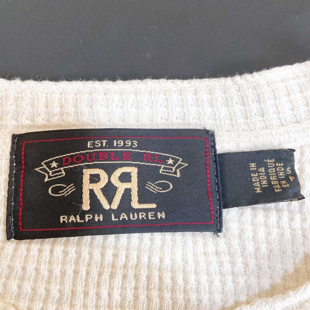 極美品 RRL ダブルアールエル ヘンリーネック ワッフル 木村拓哉 極美品 RRL ダブルアールエル ヘンリーネック ワッフル 木村拓哉