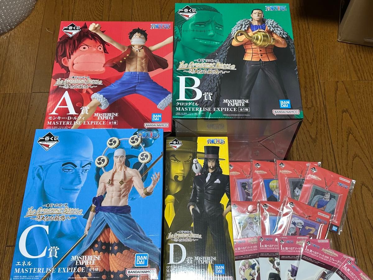 未開封 一番くじ ワンピース A B C D賞 セット フィギュア 偉大 未開封 一番くじ ワンピース A B C D賞 セット フィギュア 偉大
