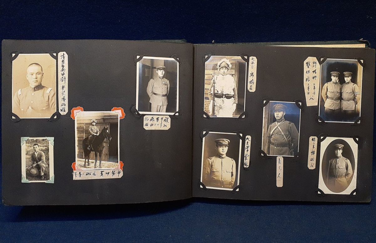2)満州支那事変記念写真帳「在営記念写真帖」1冊 歩兵75連隊 2)満州支那事変記念写真帳「在営記念写真帖」1冊 歩兵75連隊