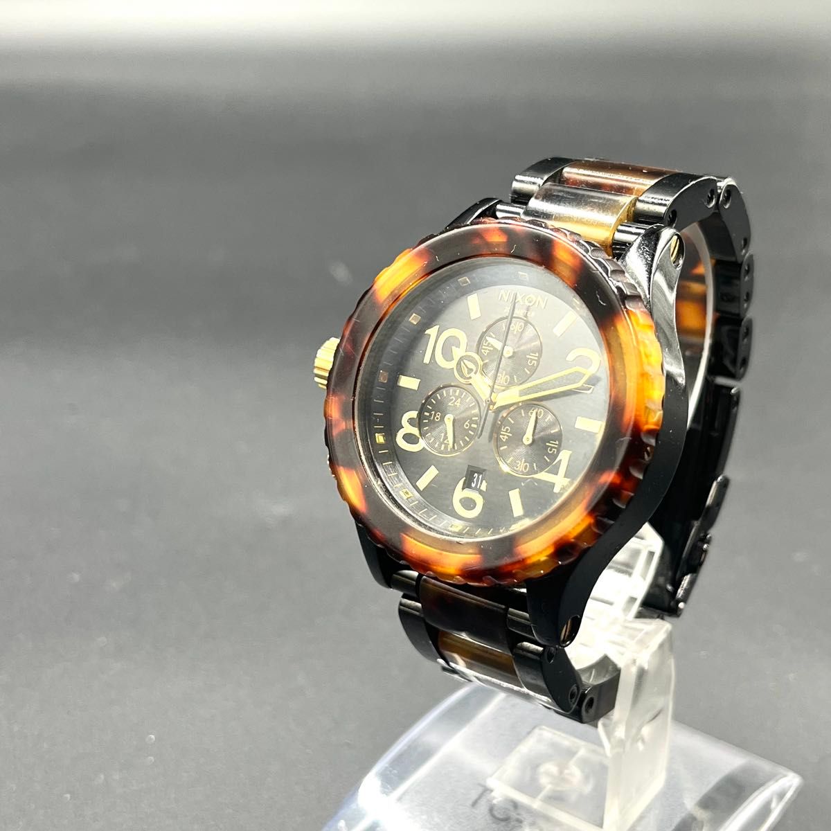NIXON ニクソン THE 42-20 CHRONO クロノ 電池式 べっ甲