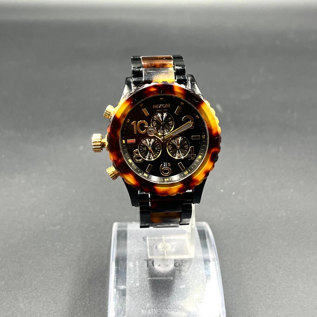 希少 大人気 NIXON ニクソン 42-20 クロノ べっ甲 腕時計 希少 大人気 NIXON ニクソン 42-20 クロノ べっ甲 腕時計