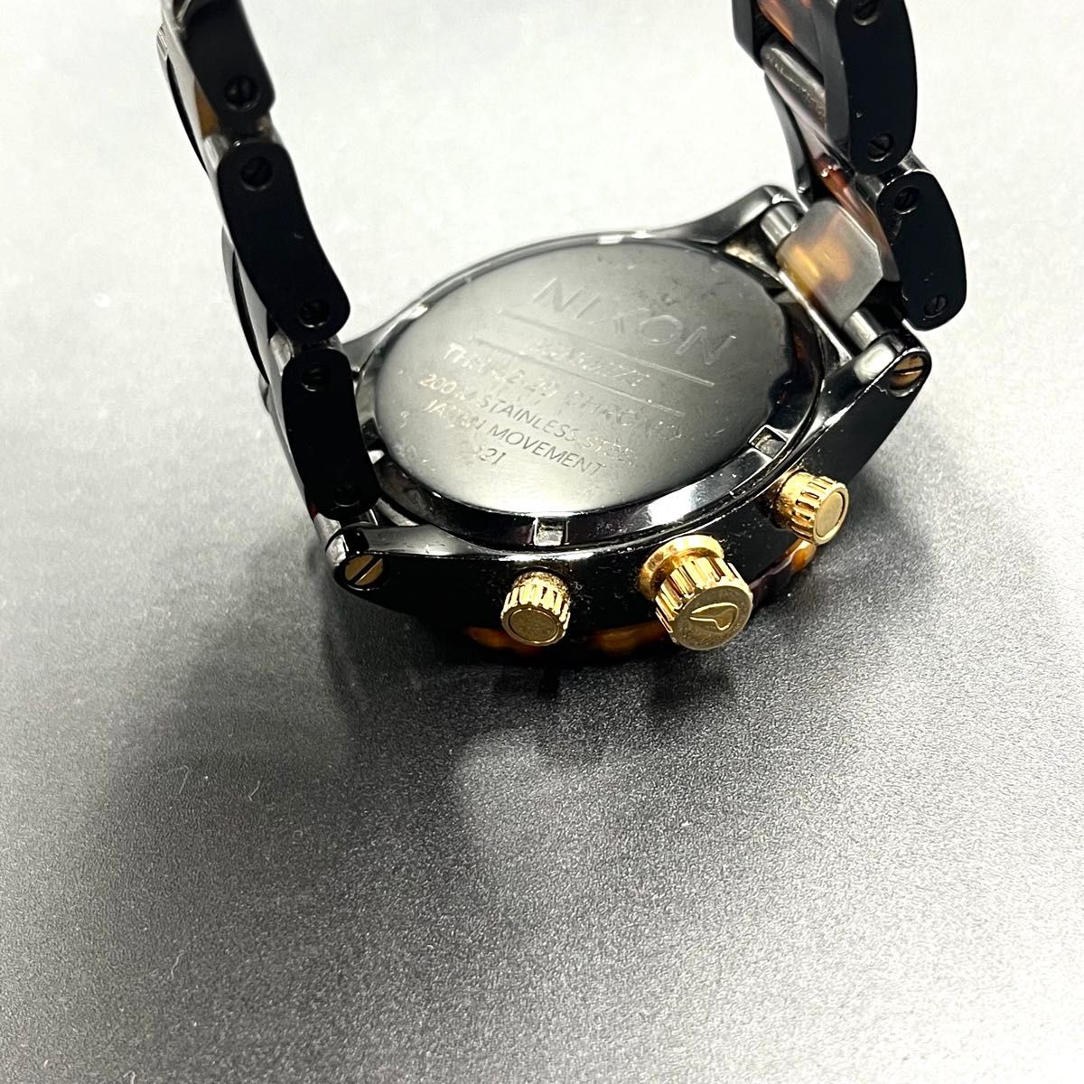 希少 大人気 NIXON ニクソン 42-20 クロノ べっ甲 腕時計 希少 大人気 NIXON ニクソン 42-20 クロノ べっ甲 腕時計