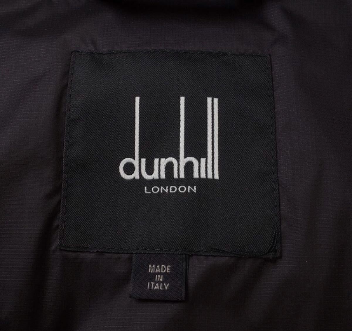 定価25万 Dunhill 最高級 ダウンジャケット ダークネイビー イタリア製