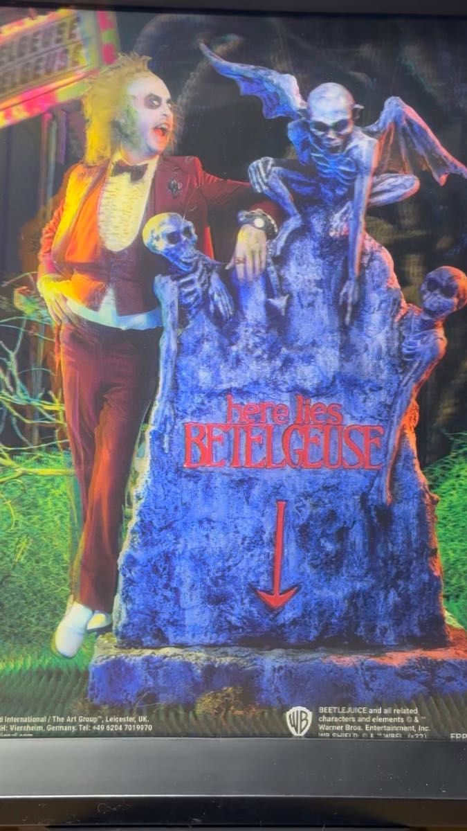 映画 ビートルジュース 3Dポスター