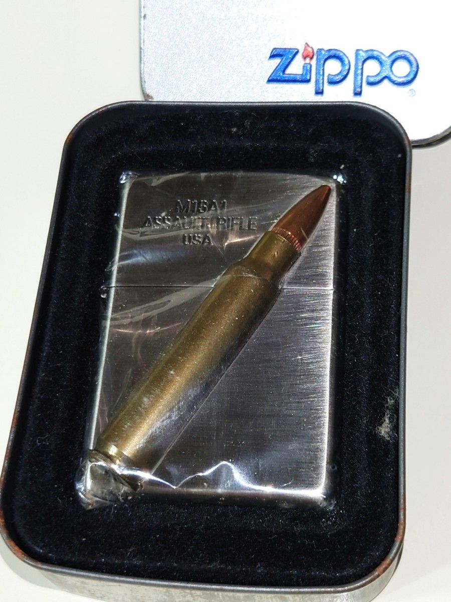 新品未使用 ZIPPO M16A1 銃弾 実弾 ジッポライター 間ミリタリー