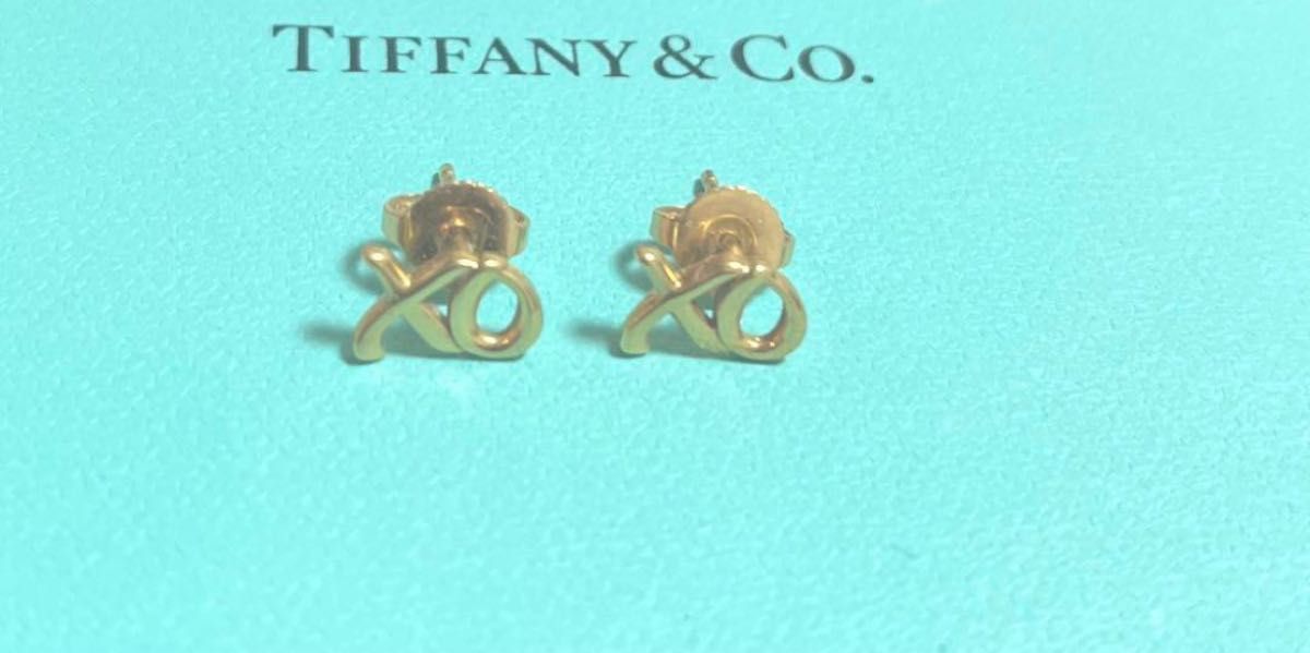 TIFFANY ティファニー パロマピカソ XOピアス ペア K18 au750 TIFFANY ティファニー パロマピカソ XOピアス ペア K18 au750