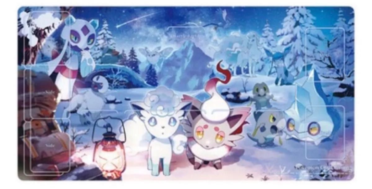 ポケモンカードゲーム ラバープレイマット Snowy Gathering 完売 ポケモンカードゲーム ラバープレイマット Snowy Gathering 完売