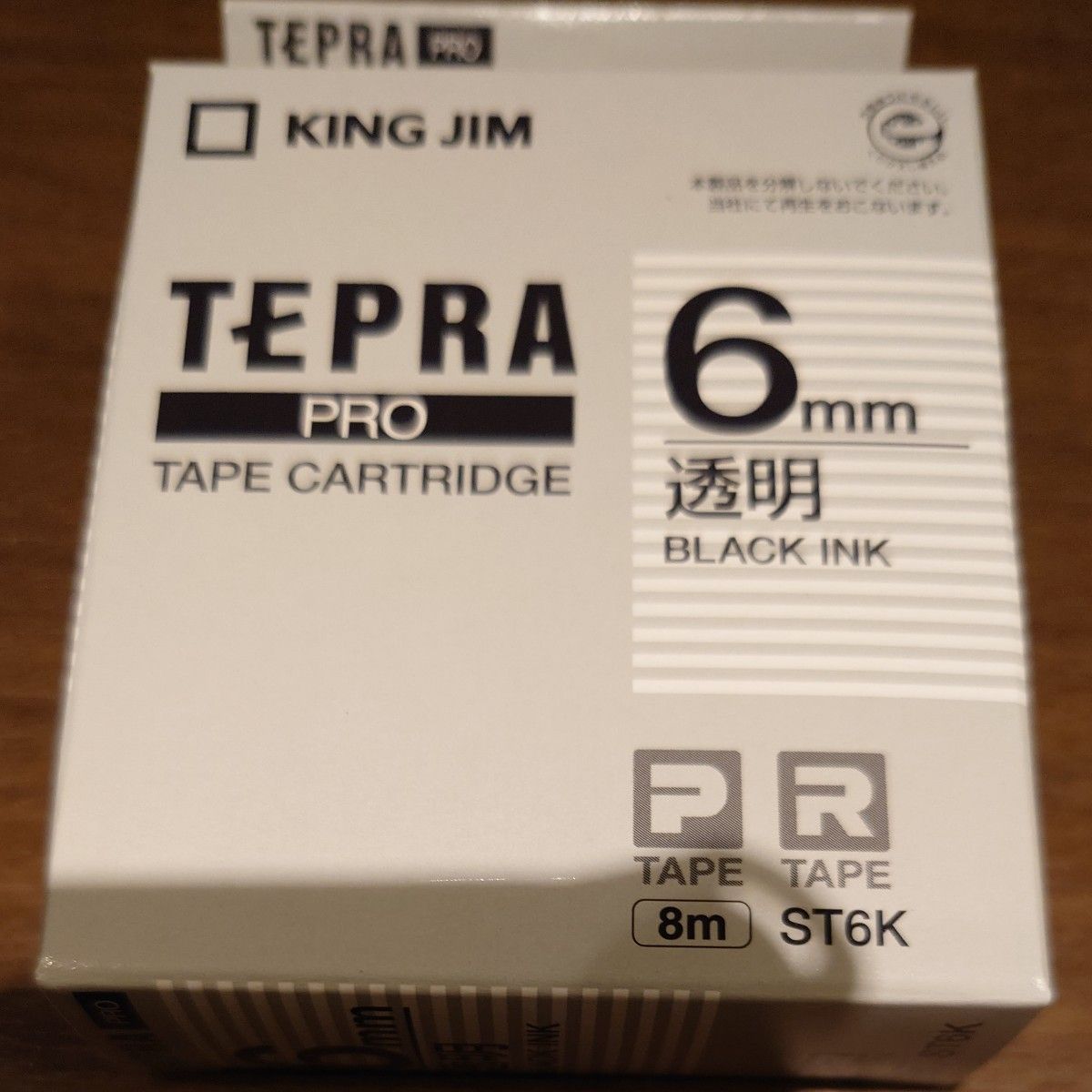 テプラ PROテープカートリッジ ST6K 6mm(透明・黒文字)|Yahoo テプラ PROテープカートリッジ ST6K 6mm(透明・黒文字)|Yahoo