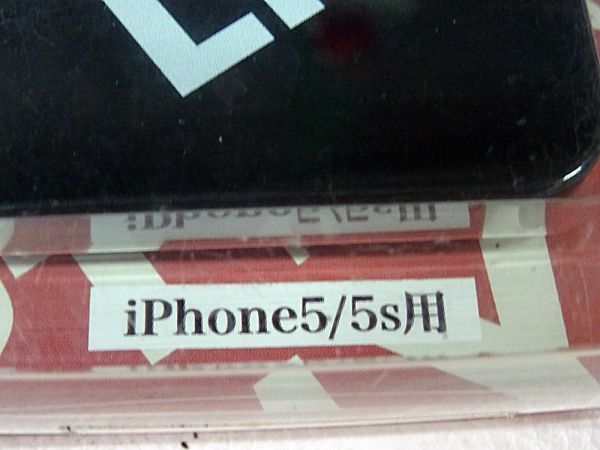 ローリングストーンズ スマホケース iPhone5/5s/SE用 黒 ブラバド_画像3