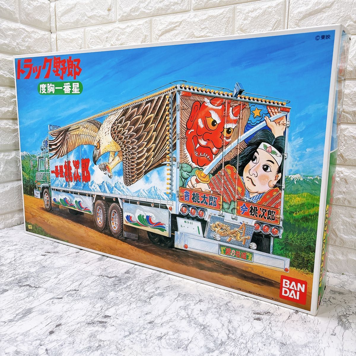 【未組立】 BANDAI バンダイ トラック野郎 シリーズNO14 度胸一番星 1/20 プラモデル デコトラ