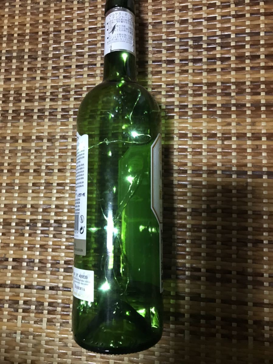 マルケスデリスカル☆ワイン瓶LEDライト☆2013_画像2