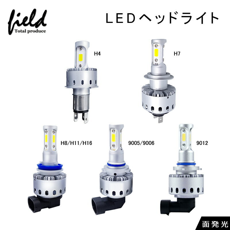 【FLD0223】LEDヘッドライト H4 Hi/Low 切替 大型COBチップ搭載 検索:LED バルブ ライト フォグランプ 車検対応_画像2