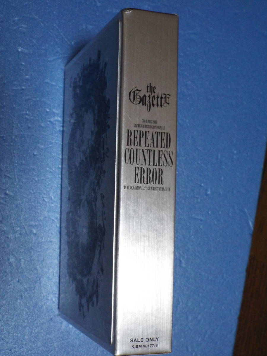 DVD◆the GazettE／TOUR 2007-2008 STACKED RUBBISH GRAND FINALE[REPEATED COUNTLESS ERROR]IN 国立代々木競技場第一体育館(初回限定版)の画像3