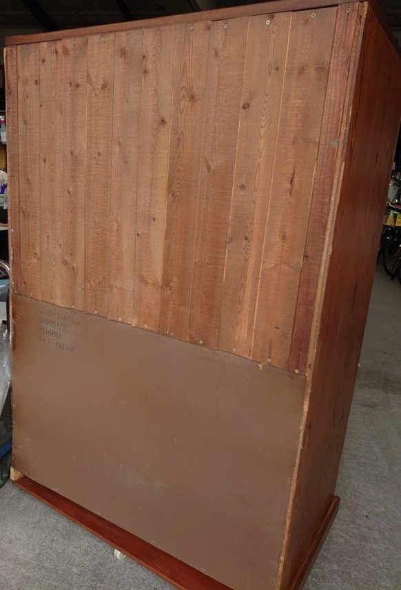 あ//A0523 　木製家具　キャビネット　カップボード リビングボード ヴィンテージ　サイズ　約96×54×150cm_画像3