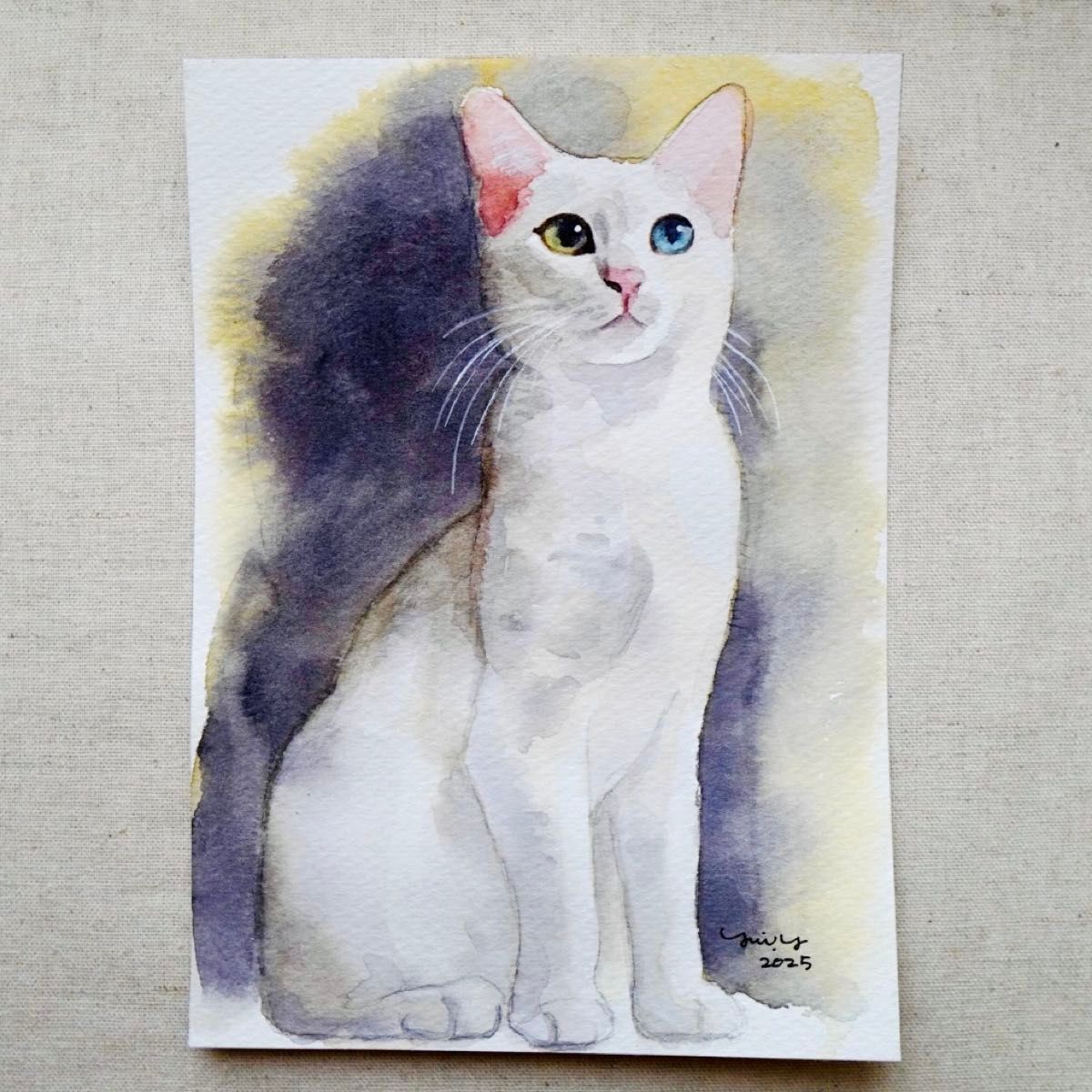 猫の絵 267 水彩画 原画 白猫|Yahoo!フリマ(旧PayPayフリマ) 猫の絵 267 水彩画 原画 白猫|Yahoo!フリマ(旧PayPayフリマ)