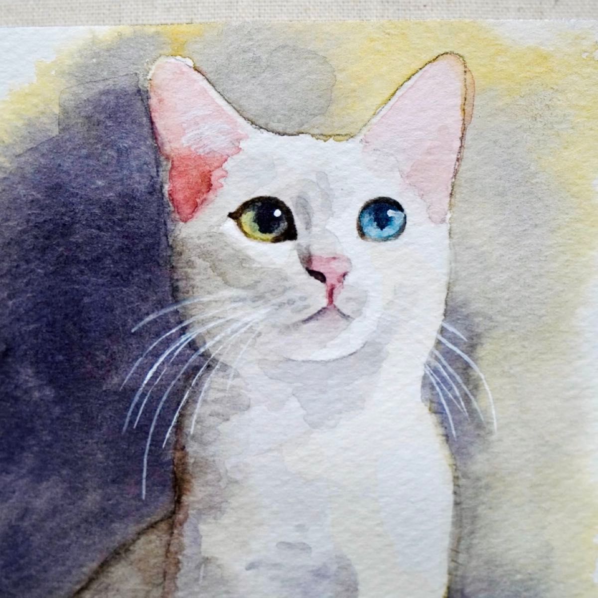 猫の絵 267 水彩画 原画 白猫|Yahoo!フリマ(旧PayPayフリマ) 猫の絵 267 水彩画 原画 白猫|Yahoo!フリマ(旧PayPayフリマ)
