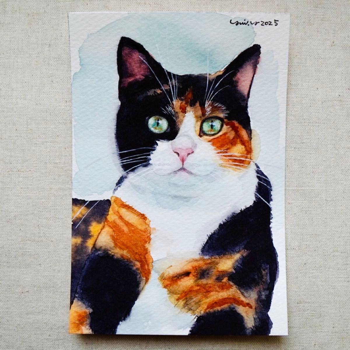 猫の絵 268 水彩画 原画 三毛猫|Yahoo!フリマ(旧PayPayフリマ) 猫の絵 268 水彩画 原画 三毛猫|Yahoo!フリマ(旧PayPayフリマ)
