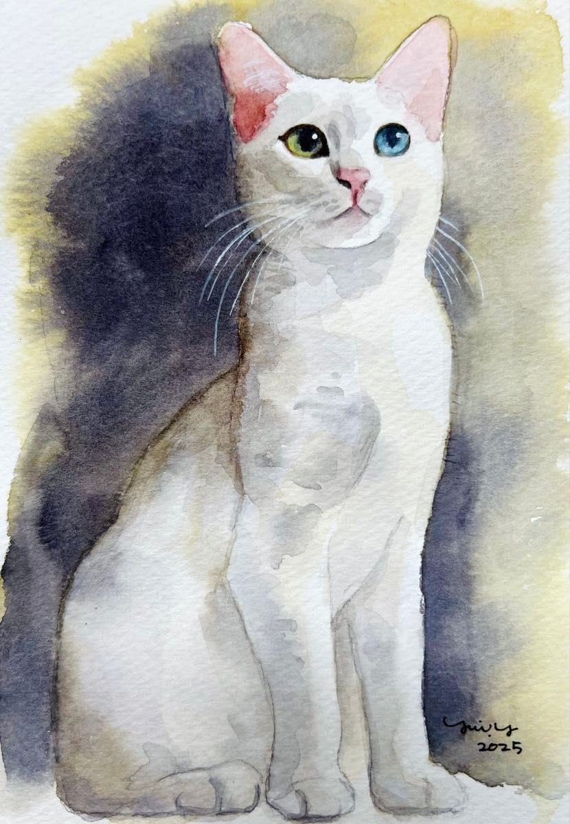 猫の絵 267 水彩画 原画 白猫|Yahoo!フリマ(旧PayPayフリマ) 猫の絵 267 水彩画 原画 白猫|Yahoo!フリマ(旧PayPayフリマ)
