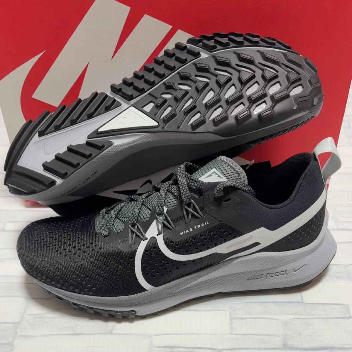 NIKE REACT PEGASUS TRAIL 4 "BLACK AURA" ナイキトレイル リアクト ペガサス トレイル 4