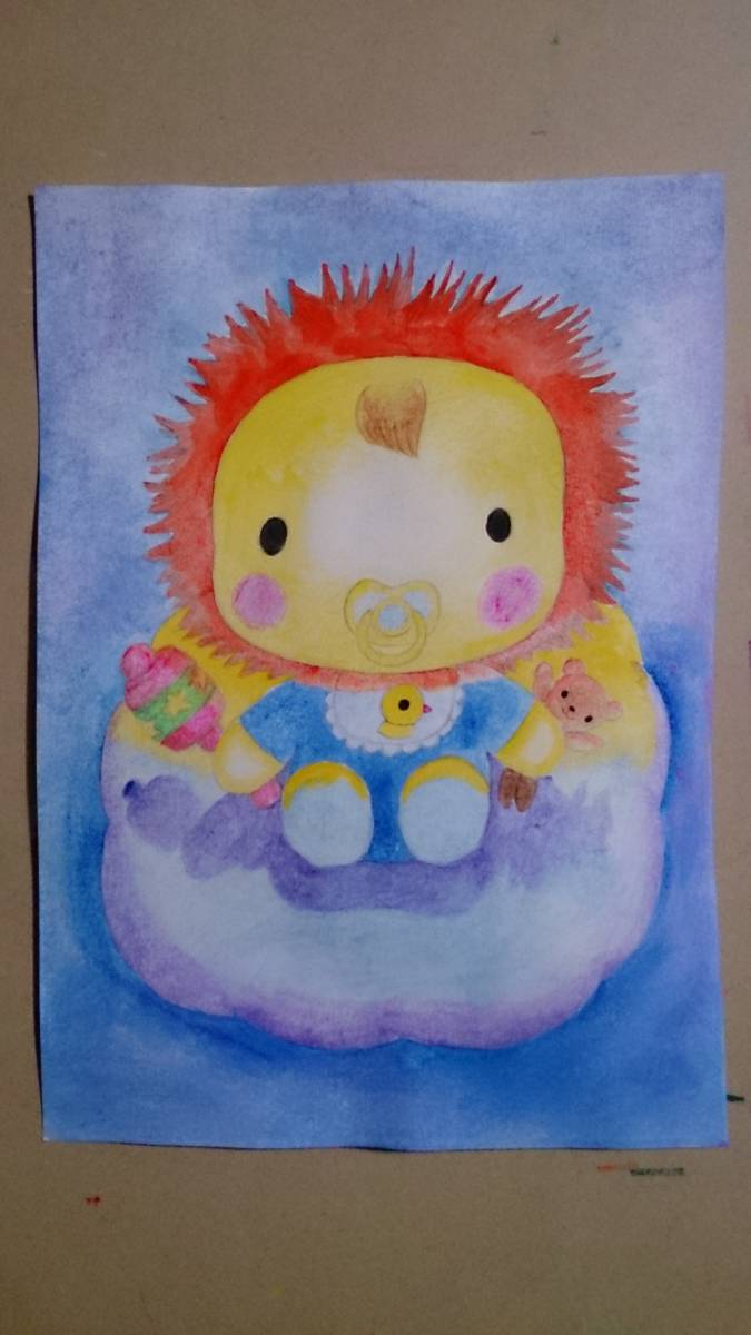 B5サイズオリジナル手描きイラスト 太陽の赤ちゃん 代購幫 B5サイズオリジナル手描きイラスト 太陽の赤ちゃん 代購幫