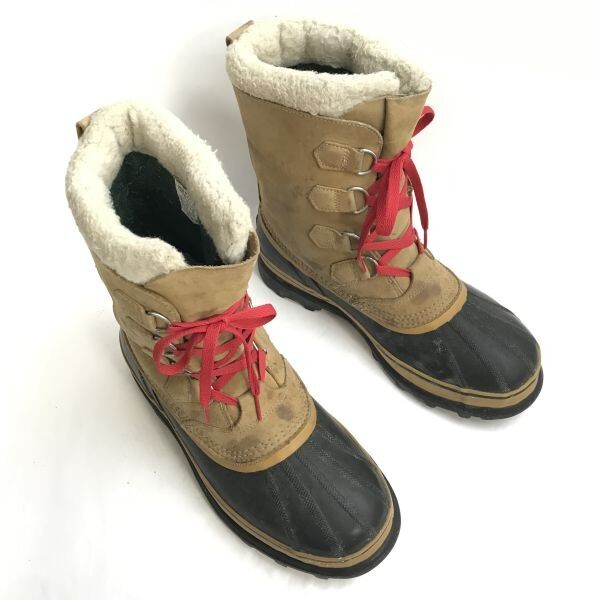 新品本物 SOREL/ソレル☆一番人気モデル!カリブー/CARIBOU/本革/スノーブーツ【10/28.0/brown/茶】インナーブーツ付き/Boots/Shoes◇bWB120-6 スノーブーツ