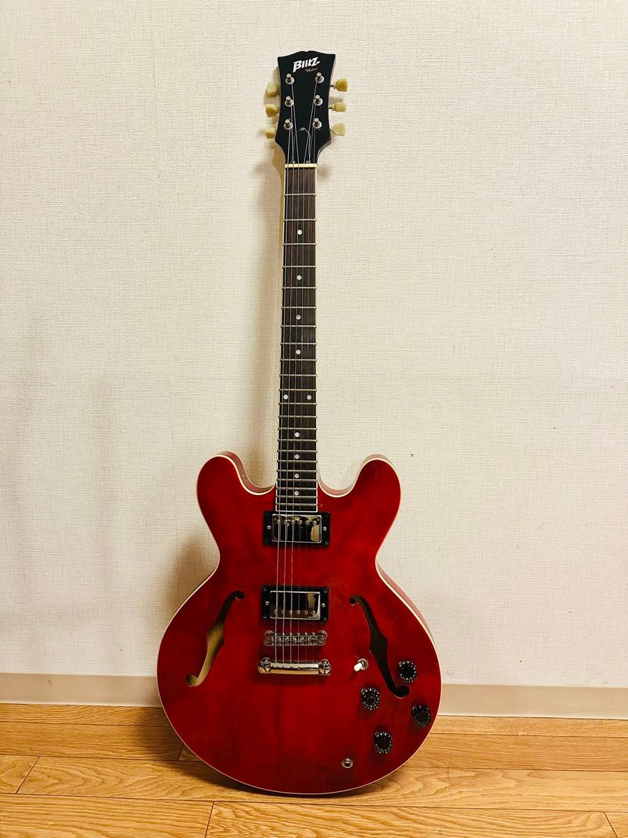 BLITZ by Aria ProⅡセミアコ ES-335タイプ|Yahoo!フリマ(旧 BLITZ by Aria ProⅡセミアコ ES-335タイプ|Yahoo!フリマ(旧
