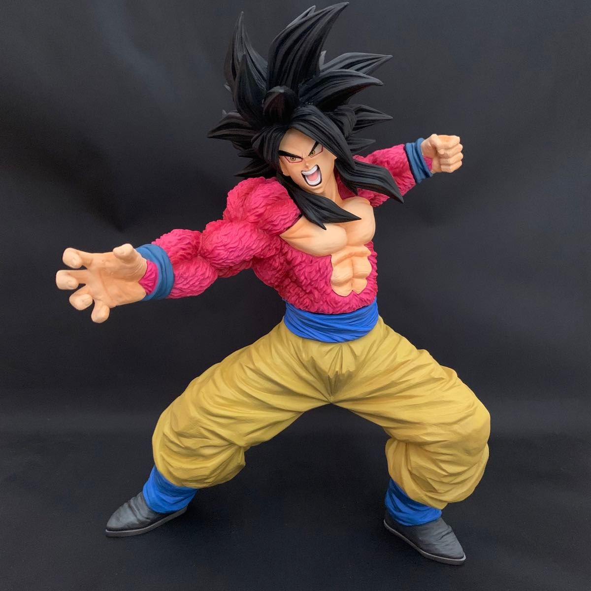 ドラゴンボール 孫悟空 スーパーサイヤ人4 フィギュア リペイント SMSP SMSP 一番くじ ドラゴンボール 孫悟空 超サイヤ人4 フィギュア