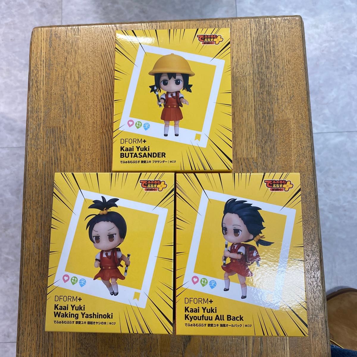モーリー限定 歌愛ユキ でふぉるむぷらす ゆこぴ フィギュア 3種 モーリー限定 歌愛ユキ でふぉるむぷらす ゆこぴ フィギュア 3種