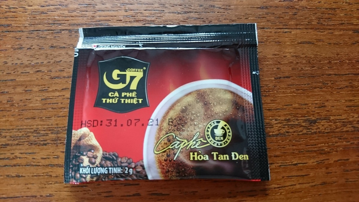 60袋  チュングエン社 G7  ベトナムコーヒー インスタントブラック
