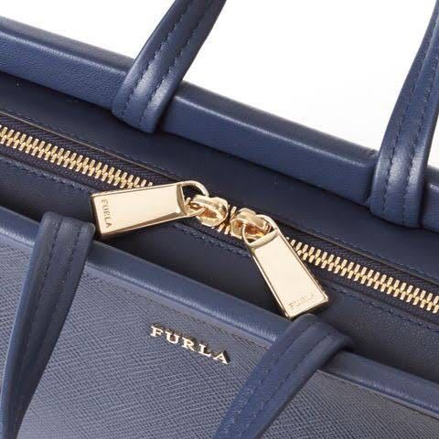 フルラ FURLAタリアサッチェルショルダーバッグ トートバッグ 2way ネイビーレザーA4OK COACH