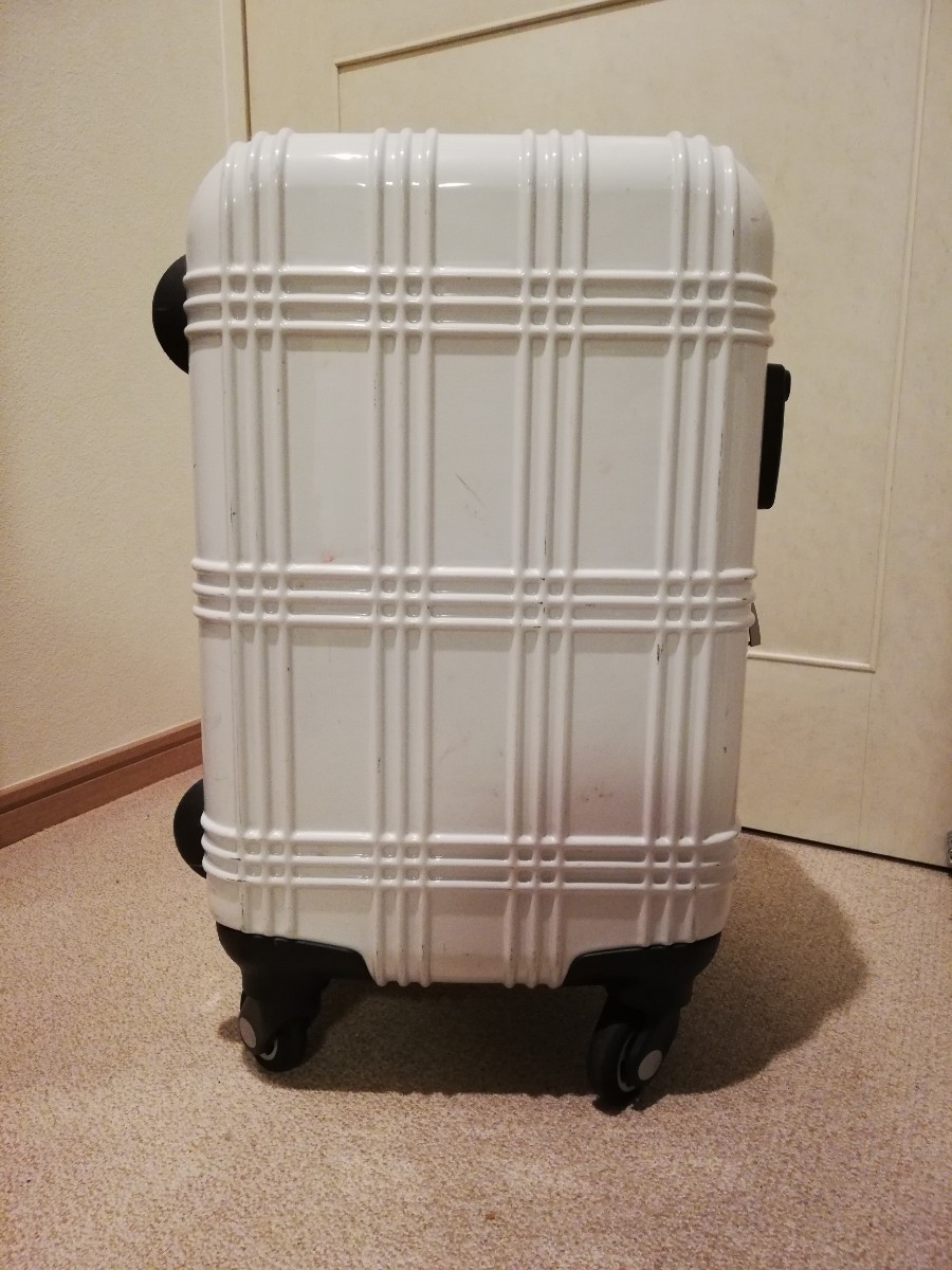 スーツケース/グローバルマスター/シロ/旅行/バカンス/白/リゾート/小型